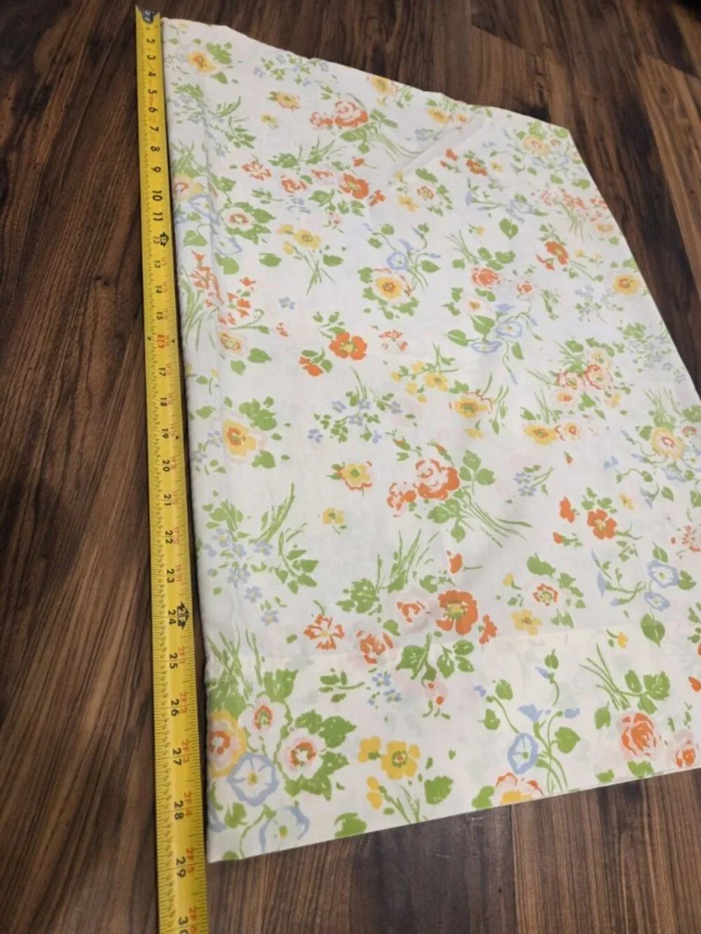 Vtg Springmaid Wondercale Twin Flat Sheets Set of 4 + Pillowcase Floral